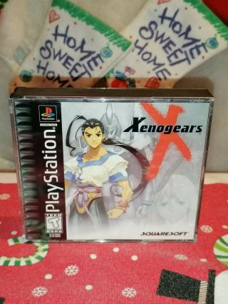Xenogears Sony Playstation 1 Ps1 Psx Complete Cib Black Label Rare Game Rpg