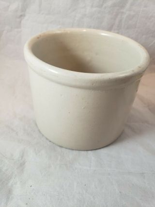 Primitive Vintage Small Stoneware Crock