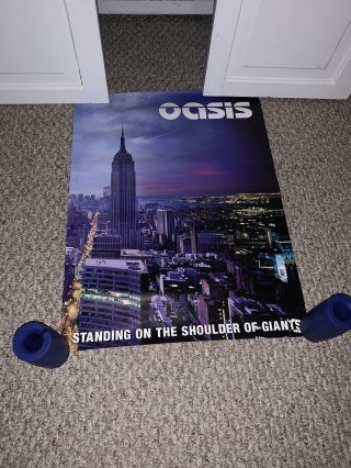 Oasis Standing On The Shoulder Of Giants 18x24 Promo Poster.  Rare