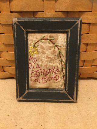 Primitive Tiny Sampler An Old Fashion Christmas Early Quilt Piece