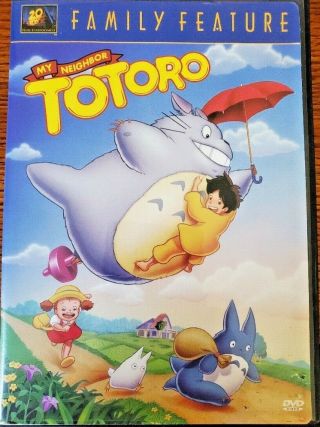 My Neighbor Totoro Dvd 2002 Fox English - Rare - S&h From Us