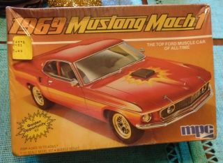 1/24,  1970? Vintage Mpc Ertl,  1969 Mustang Mach 1.  Still Kit
