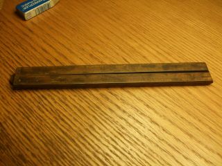 Antique Stanley No.  66 3/4 36 " Wood And Brass Folding Ruler