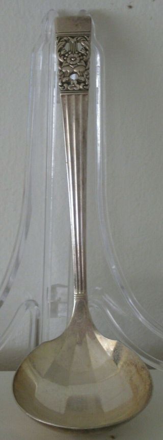 Vintage Coronation Oneida Community Gravy Ladle Spoon 7 1/4 " Silverplate