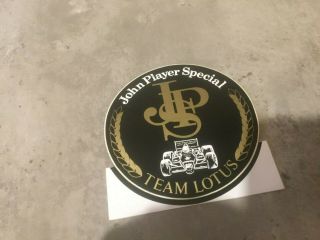 Jps Lotus Ayrton Senna Era Sticker Decal Rare