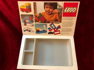 Vintage Lego Empty Storage Cardboard Box Illustrated Building Ideas