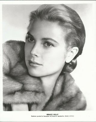 Grace Kelly 10x8 Pictorial Press Rare Archive Photo N4