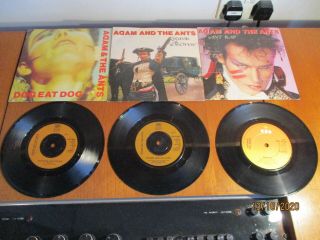 Adam And The Ants - 8 Rare Singles As One Lot; Ant Rap,  Goody Two Shoes