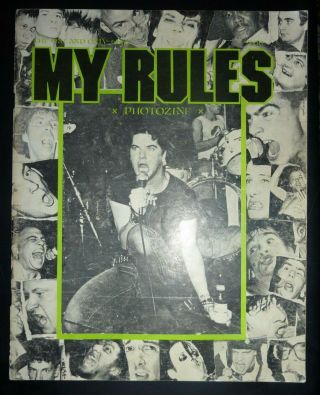 My Rules Photozine - Very Rare Vintage Punk Rock Photozine (1982,  Glen Friedman)