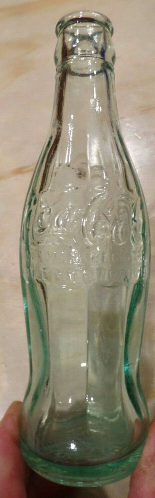 Rare 1915 Coca Cola Hobbleskirt Bottle Rhinelander Wisconsin Wis Wi Talor Bros
