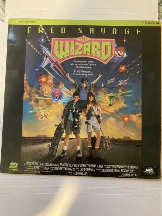 The Wizard Laserdisc Ld Ultra Rare Fred Savage Nintendo Nes