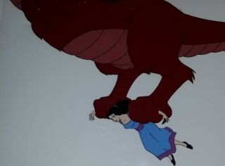 Rare Lord Maliss Dragon,  Snow White Happily Ever After Animation Cel,  Drawing