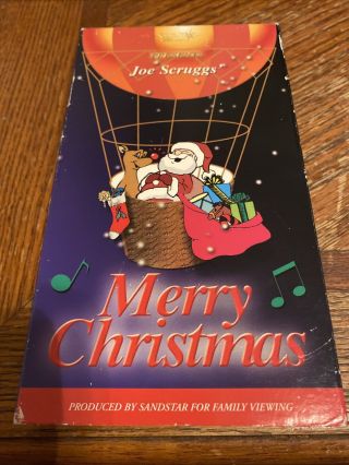Merry Christmas Joe Scruggs Vhs Rare Video Tape Like