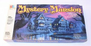 Vtg Mystery Mansion Milton Bradley Mb Board Game Complete 1984 4402 Clues Rare