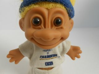 Vintage Russ Team NFL San Diego Chargers Football Troll Doll 5 