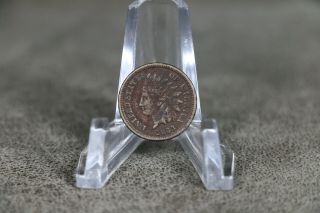 1863 Indian Head Penny - Rare Civil War Era Antique Collector Coin - - 201