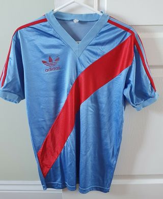 Crystal Palace Football Club - 1980 - 83 Away Shirt - Iconic Blue/red Sash 40 " Rare