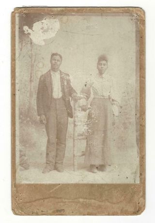 Rare C.  1889 African - American Couple At Ardmore,  Indian Territory Downing - Medal