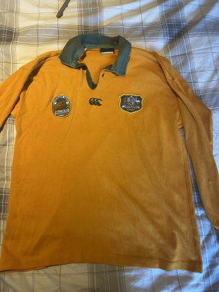 Rare Canterbury Australia Rugby Shirt Jersey