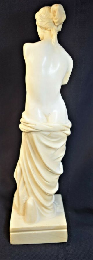 Vintage CLASSIC FIGURE Greek Woman Sculpture by A.  Santini VENUS de MILO Italy 2