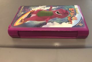 Barney’s Beach Party VHS Tape Vintage 90s Barney Movie Hard Clam Shell Case 3