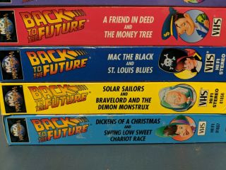 Back to the Future The Animated Series VHS Rare OOP set of 9 videotapes. 2