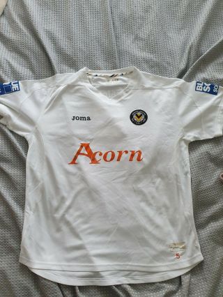 Rare Limited Edition Match Worn Newport County Third Shirt - Joma No5