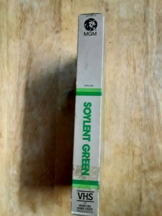 Soylent green VHS rare cult scifi horror cannibalism big box MGM Video 3
