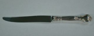 Gorham Sterling 9 " French Hollow Handle Knife; Chantilly Pattern; Item 5855