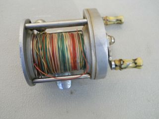 Vintage Pflueger Supreme Bait Cast Fishing Reel Well W/ Line