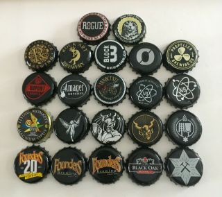 22 Diff Micro Brewery Beer Bottle Caps Micro Beer Crowns Some Rare
