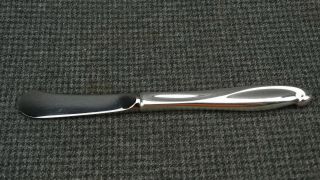 Reed & Barton " Silver Sculpture " Pattern Butter Knife - Sterling Silver Handle