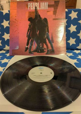 Ten.  Pearl Jam.  Vinyl Lp.  Rare Release.  Epic.  1991.  468884 1.  Grunge.