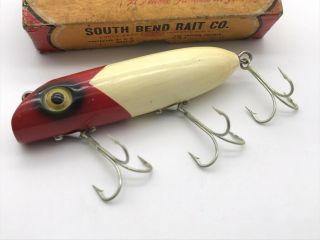 Vintage Nos 4 " South Bend Bass Oreno Fishing Lure