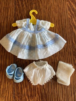 Vintage Vogue Ginny Doll Outfit Shoes Bloomers Socks With Ginny Hanger