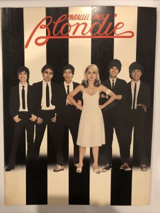 Vintage 1979 Blondie - Parallel Lines Songbook Chrysalis Debbie Harry Rare Find