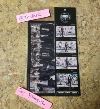 Bts Now 2 Jin Bookmark & Group Standee Kpop Oop Rare Limited