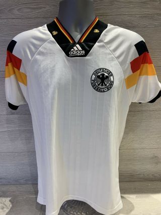 Vintage Germany Football Shirt 1992 Adults Small Rare