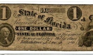 $1 " Florida " 1800 