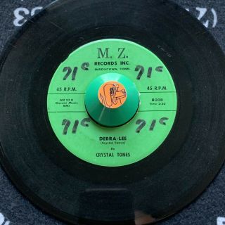 The Crystal Tones “debra Lee” Mz Rare Doowop Classic Press 45