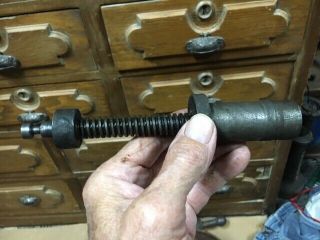 Champion Blower Forge No 102 - 3 Antique Post Drill Press Spindle Advance Screw