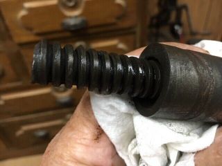 Champion Blower Forge No 102 - 3 antique post drill press SPINDLE ADVANCE SCREW 3