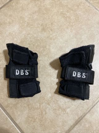 Nos 1994 Dbs Dr Bone Savers Sz L Nylon Wrist Guards Protective Gear Adult