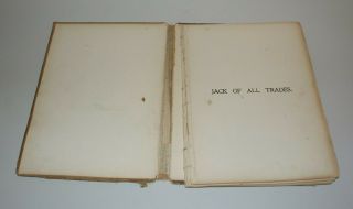 RARE BOOK 1900 JACK OF ALL TRADES BY J J BELL 3