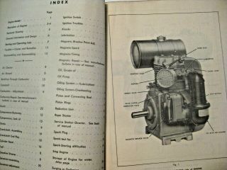 VINTAGE WISCONSIN AIR COOLED HEAVY DUTY ENGINES AB INSTRUCTION BOOK & PARTS LIST 2