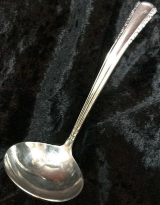 Silver Plate Is Inlaid Flatware Holmes & And Edwards Gravy Ladle