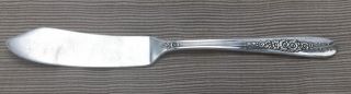 Flat Handle Master Butter Knife Royal Rose Silverplate 
