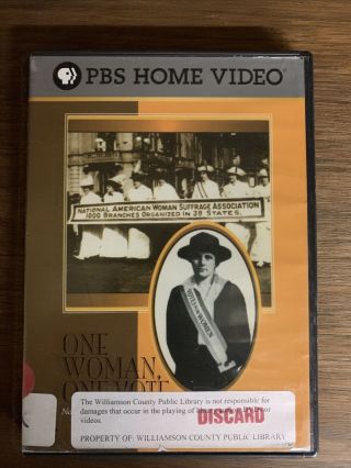 American Experience - One Woman,  One Vote (dvd,  2006) Pbs 1995 - Rare - Documentary