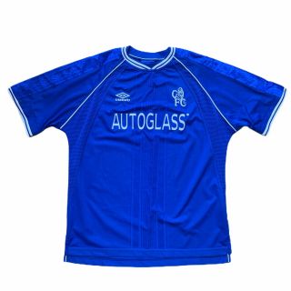 1999 00 Chelsea Home Football Shirt - Xl Vintage Classic Rare