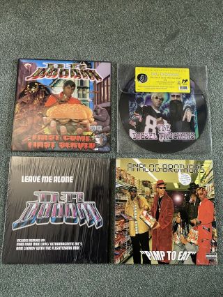 Kool Keith Dr.  Dooom Analog Brothers Vinyl Lps 12” X 4 Very Rare Ice - T Hip Hop